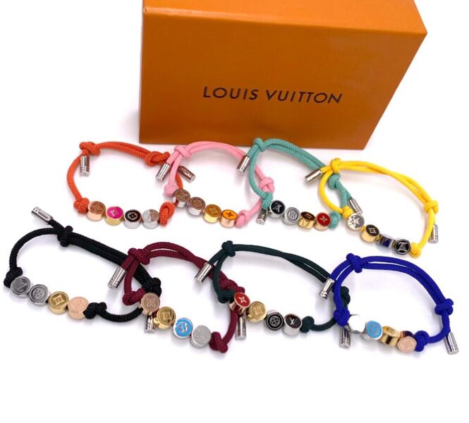 Браслет Louis Vuitton резина разноцветный 10322
