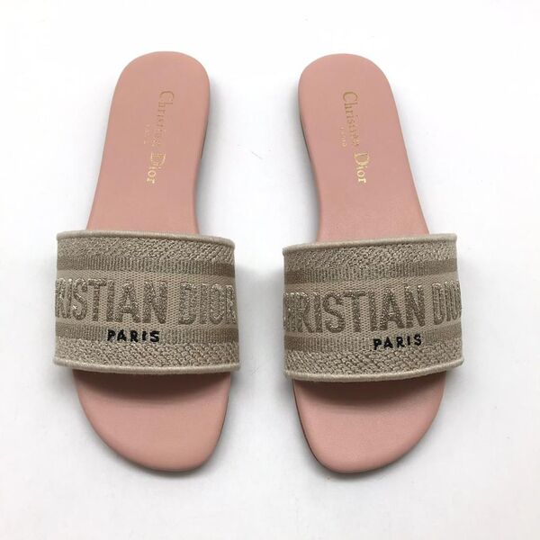 Мюли Christian Dior женский бежевый 54471