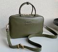 Сумка Miu Miu женский кожа болотный 130747-1