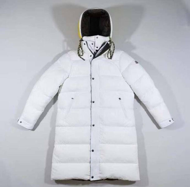 Мужской пуховик двусторонний Moncler мужской болотный 166525-7
