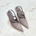 Туфли Brunello Cucinelli женский замша розовый 148929-2