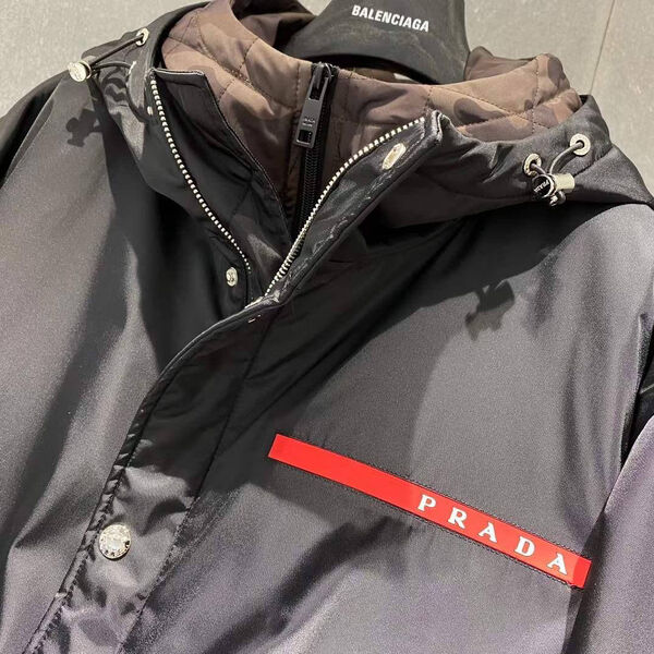 Ветровка с жилетом Prada мужской черный 161306-8