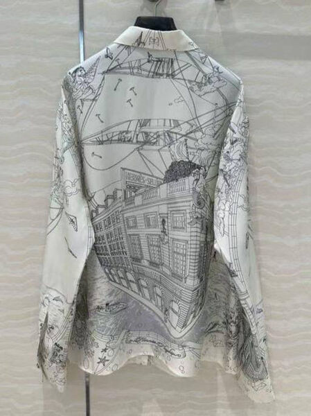 Рубашка Hermès женский графитовый 184530-2