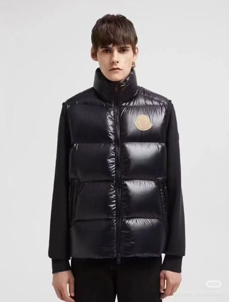 Мужской жилет Moncler мужской черный w6152348-1-7