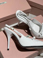 Туфли Miu Miu женский кожа белый 146883-2