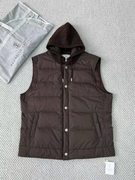 Мужской жилет Brunello Cucinelli мужской коричневый i7852179-1