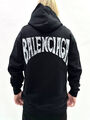 Мужское худи Balenciaga мужской черный 132143-2