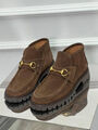 Ботинки Gucci женский замша 136761-9