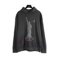 Худи Balenciaga женский черный,серебристый
