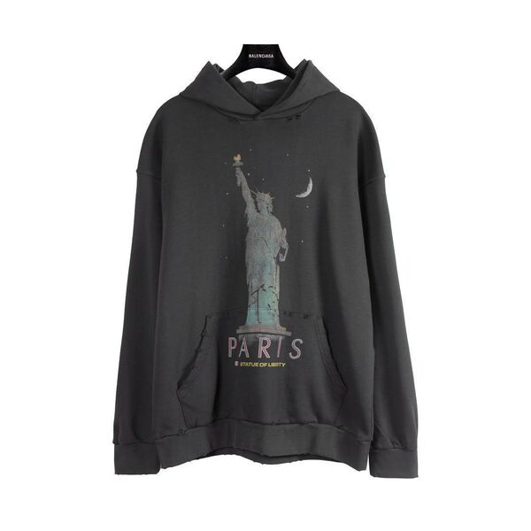 Худи Balenciaga женский черный