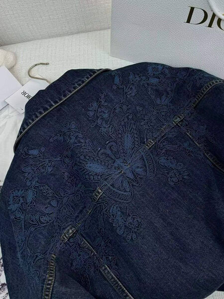 Куртка джинсовка Christian Dior женский джинса синий 141839-6