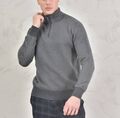 Мужской свитер Loro Piana мужской вязаная ткань темно-серый 132389