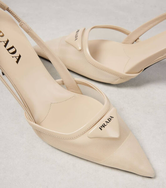 Туфли Prada женский сетка бежевый 187314-8