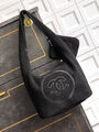 Сумка Chanel женский текстиль черный 193886-5