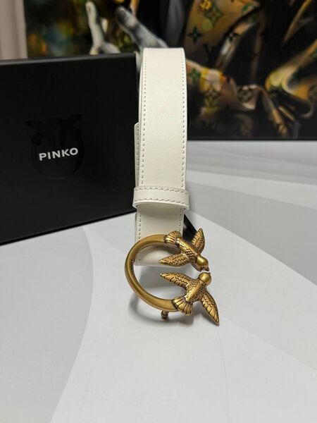 Женский ремень Pinco Love Birds женский кожа белый f6248135-1-2
