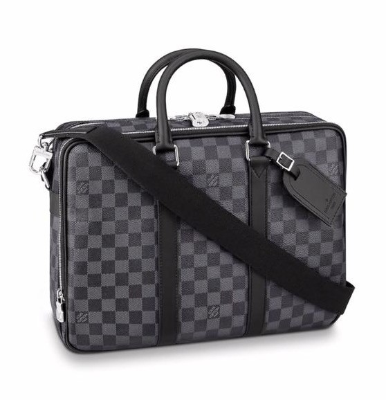 Мужской портфель Louis Vuitton мужской канва черный 42804