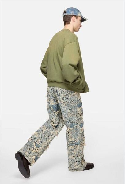 Свитшот на молнии Acne Studios мужской хаки q6228355-1-4