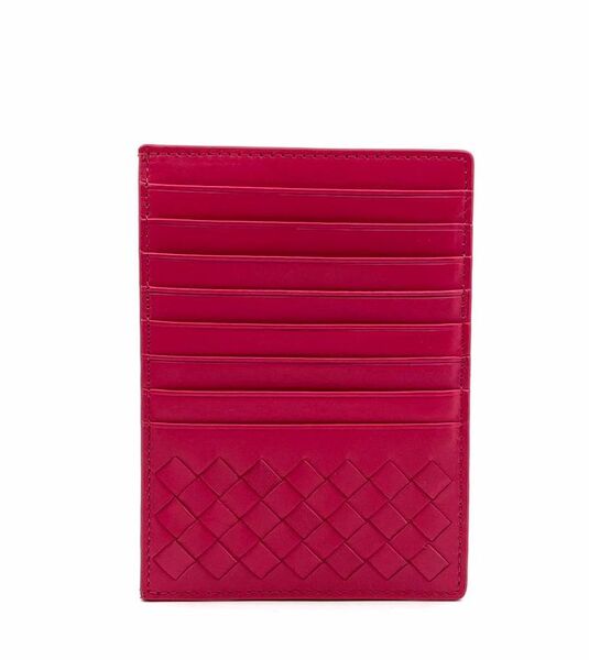 Визитница Bottega Veneta женский кожа розовый 15975