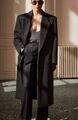 Пальто Saint Laurent женский черный 137280-1