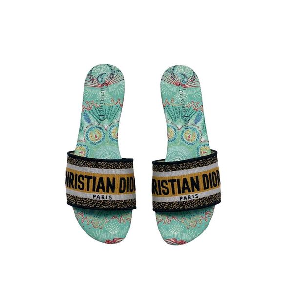 Мюли Christian Dior женский разноцветный 54531-2