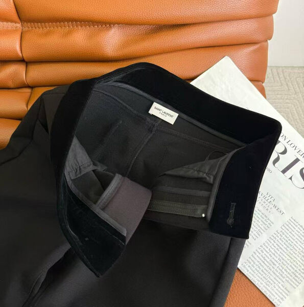 Брюки Saint Laurent женский черный 168411-2