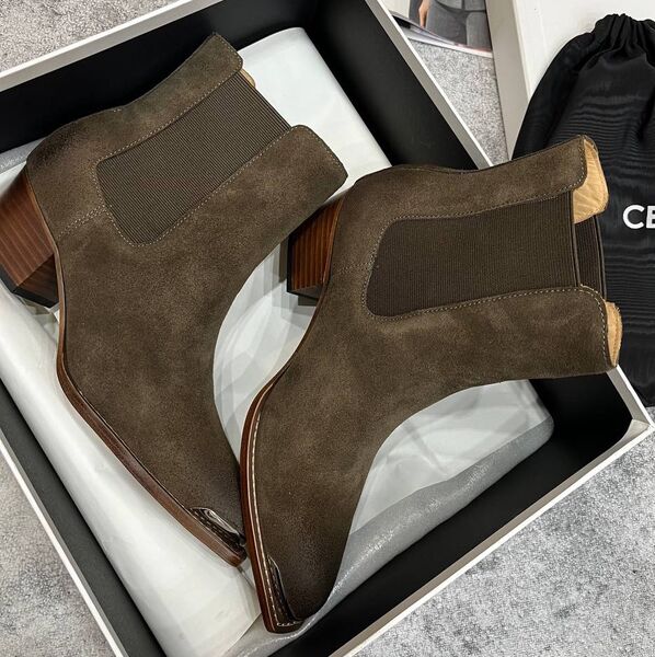 Ботильоны Celine женский замша 162242