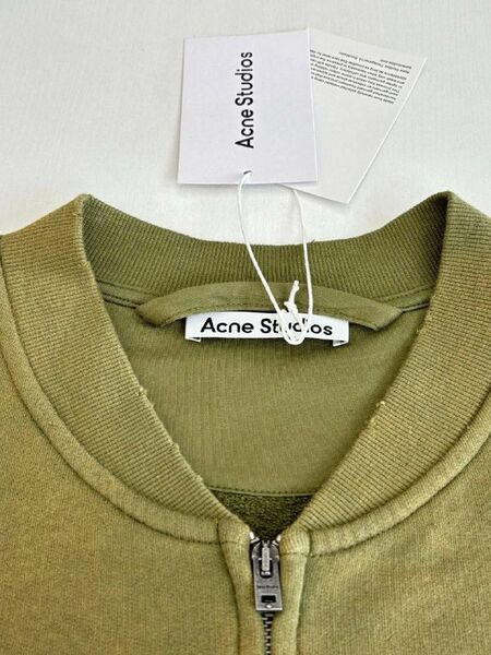 Свитшот на молнии Acne Studios мужской хаки q6228355-1-6