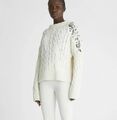 Свитер Ermanno Scervino женский вязаная ткань белый 201290-1