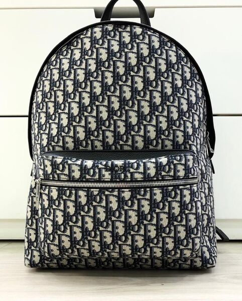 Рюкзак Christian Dior женский ткань черный 65032