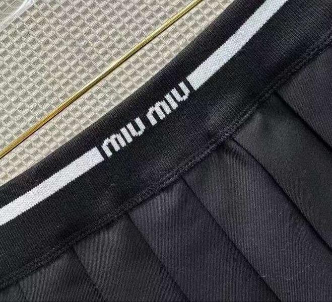 Юбка Miu Miu женский черный 100929-3