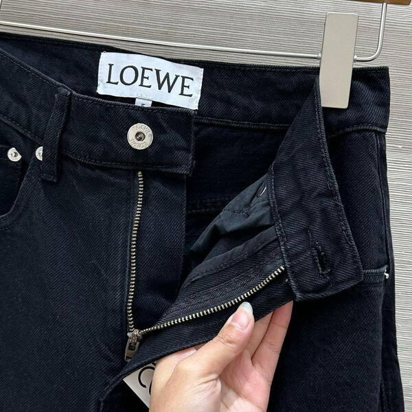 Джинсы Loewe женский джинса черный 178650-3