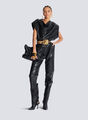 Сумка Balmain женский кожа черный 197084-3
