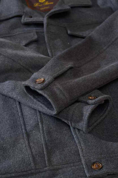 Мужская куртка Loro Piana мужской графитовый 172986-9
