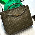 Сумка Bottega Veneta женский кожа болотный 166920-2