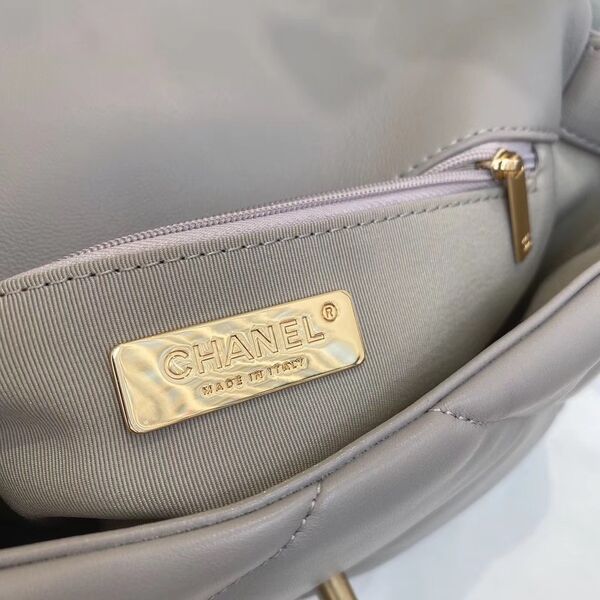 Сумка Chanel (26см) женский кожа графитовый 73556-8