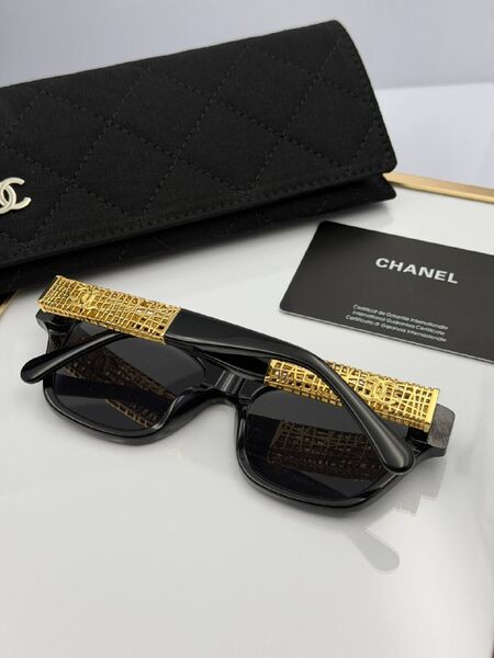 Солнцезащитные очки Chanel женский черный f7621061-1-2