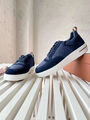 Мужские кеды Loro Piana мужской нейлон синий 145741-2