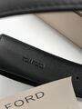 Ремень Tom Ford мужской кожа черный 63723-4