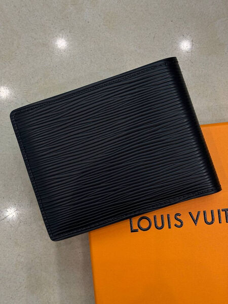 Мужской портмоне Louis Vuitton мужской кожа черный 173923-2