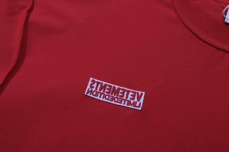 Футболка Vetements женский бордовый q5386076-1-6