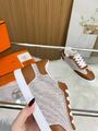 Женские кроссовки Hermes женский кожа коричневый T761106-1-5