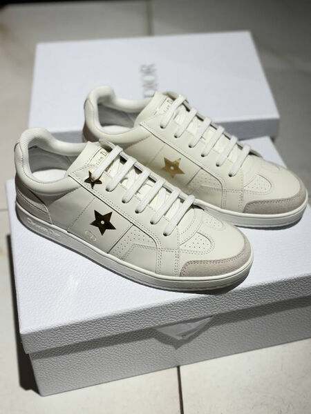 Кеды Christian Dior женский кожа белый 148032-3
