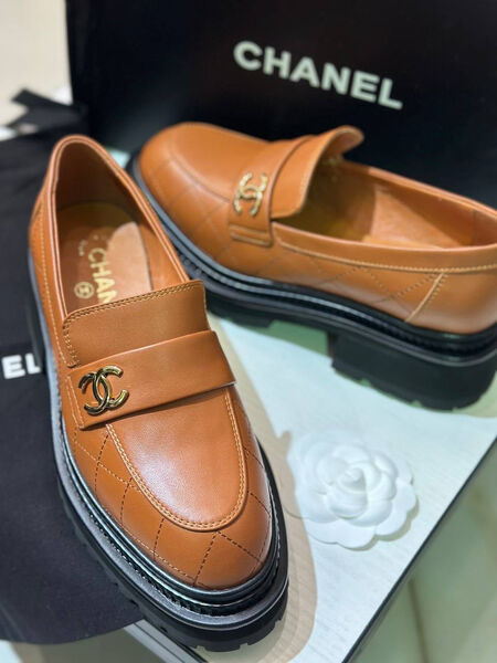 Лоферы Chanel женский кожа 125863-2