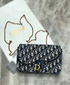 Сумка Christian Dior женский текстиль черный 126075-3