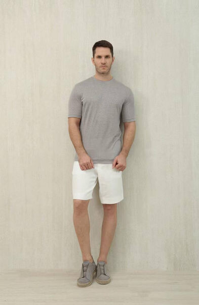 Мужская футболка Zegna мужской графитовый 181088-2