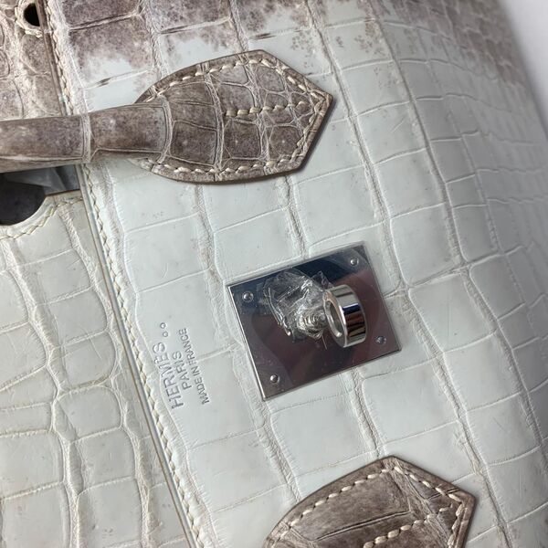 Сумка Hermès Birkin 30 женский кожа графитовый 75301-6