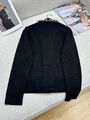 Кардиган Chanel женский вязаная ткань черный 159717-5