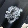 Футболка Balenciaga мужской черный -2