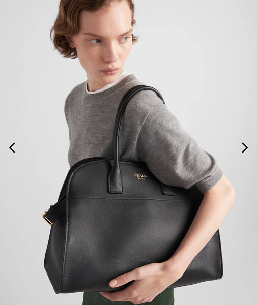 Сумка Prada женский кожа черный 142112-2