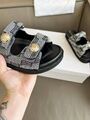 Женские сандалии Balenciaga женский текстиль серый e7492383-1-4